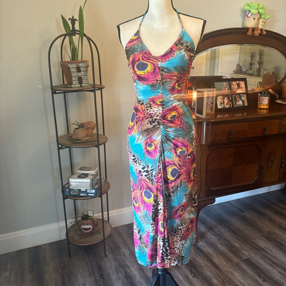 Need Some Fun Printed Midi Dress - Picture 3 of 5